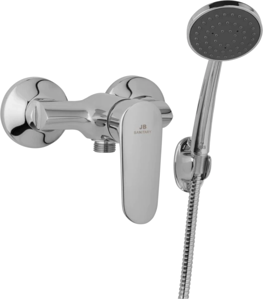 JB Sanitary Nástěnná sprchová baterie FINERY, rozteč 100 mm, s příslušenstvím F10 55 01