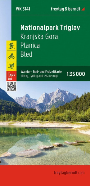 Národní park Triglav 1:35 000 / cykloturistická a volnočasová mapa