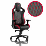 Noblechairs EPIC mousesports Edition černo-červená / Herní židle / PU kůže / nastavitelná / pojezdová kolečka / nosnost (NBL-PU-MSE-001)