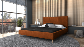 FRONTI Postel SAND 180x200 měděná