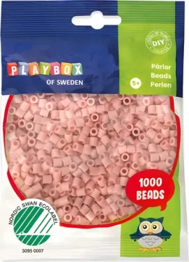 PLAYBOX Zažehlovací korálky broskvové, tělové