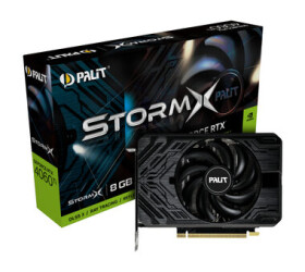 PALIT GeForce RTX 4060 Ti Storm X 8GB / 2310 - 2535 MHz / 8GB GDDR6 / 128-bit / 1x HDMI + 3x DP / 160W (8) (NE6406T019P1-1060F)