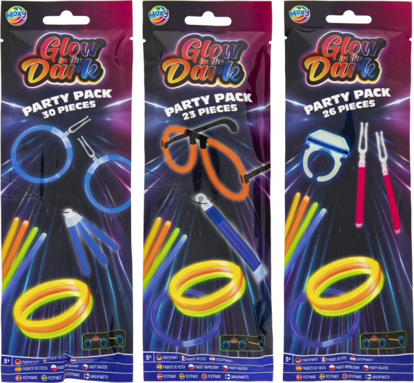 Svítící fluorescenční party sada - Craft Creative