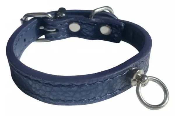 Huhubamboo Metal obojek modrý XS / Obojek pro psy / Pro chrty / 14 mm x 16-22 cm (355433)
