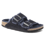 Birkenstock Arizona VL Shearling Midnight zateplené žabky semišová kůže široké regular (1020592) 41