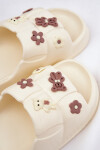 Pěnové Pantofle S Připínáky Ecru Redienna 40/41