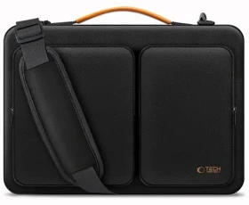 Tech-Protect Defender Bag 13-14" černá/oranžová / Brašna pro notebook