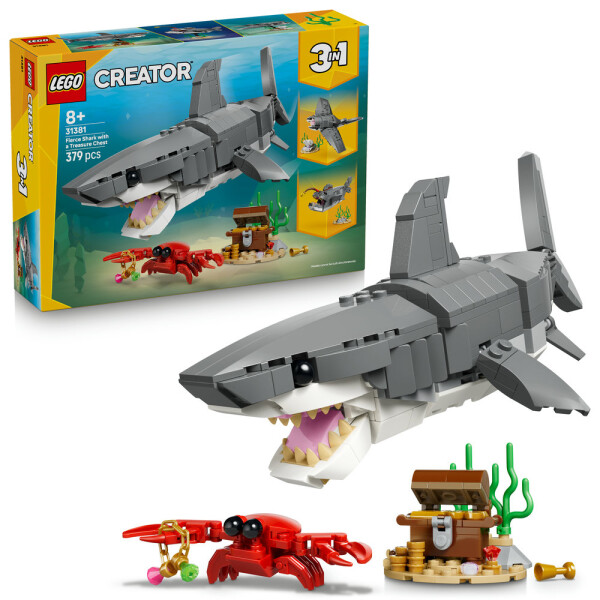 LEGO LEGO® Creator 31381 Divoký žralok a truhla s pokladem