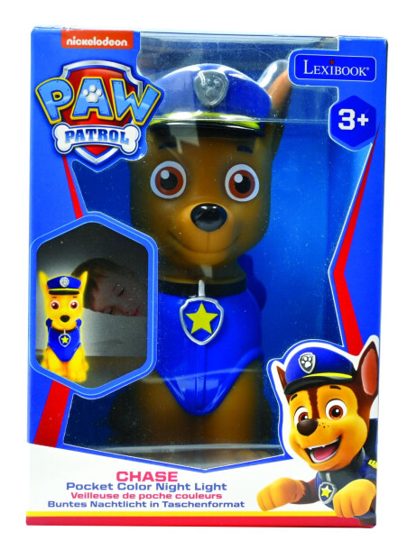 Lexibook designové noční světlo LED Tlapková Patrola Chase 13 cm - Alltoys Lexibook