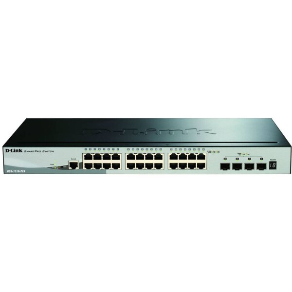 D-Link DGS-1510-28X/E DGS-1510-28X/E síťový switch 24 + 4 porty 128 Gbit/s
