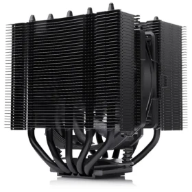 Noctua NH-D12L chromax.black D-Type Premium Cooler černá / 1x 120mm / SSO2 / 22.6 dB @ 2000 RPM / AMD + Intel (NH-D12L ch.bk)