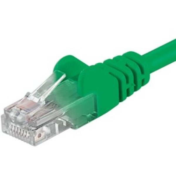 PremiumCord UTP CAT6 1,5m / Patch kabel / RJ45-RJ45 / zelená (sp6utp015G)