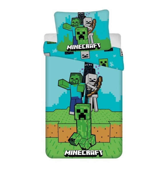 Ložní povlečení - Minecraft "Mobs here"