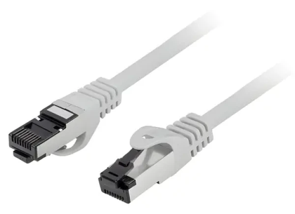 Lanberg CAT8.1 S/FTP 0,25m šedá / Patch kabel / LSZH / RJ-45 (PCF8-10CU-0025-S)