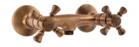 RAV Slezák - MORAVA RETRO - Sprchová baterie, Stará mosaz (Bronz), 150 mm MK380.5SM