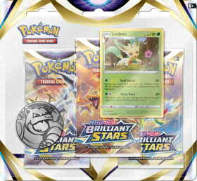 Pokémon TCG: Sword and Shield 09 Brilliant Stars - 3 Blister Booster