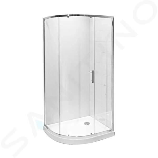 Tigo Sprchový kout 780x980 mm, Jika Perla Glass, stříbrná/transparentní sklo H2512110026681