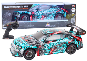 Mamido Sportovní auto na dálkové ovládání R/C 1:8 graffiti