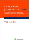 Komentovaná judikatura s.r.o. 2023