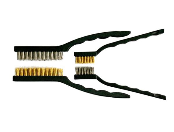 STREND PRO 227033 Kartáč ocelový, sada 4ks, 2x17,5cm, 2x22,5cm, ocel-mosaz