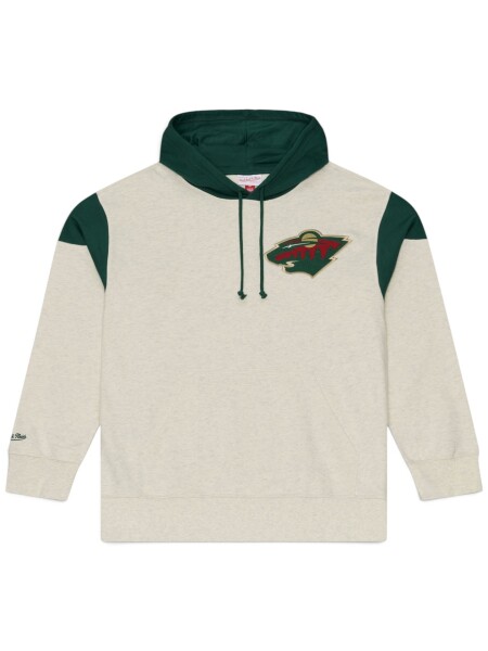 Mitchell & Ness Pánská mikina Minnesota Wild NHL Retro Roots French Terry Hoodie Velikost: L