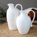 Chic Antique Porcelánový džbán Provence White 1,1 l, bílá barva, porcelán