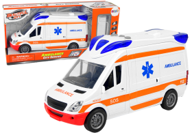 Mamido Interaktivní sanitka s nosítky světlo a zvuk