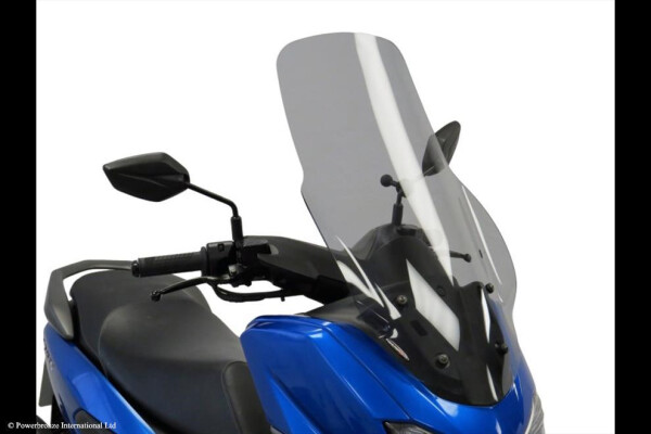 Yamaha Nmax 125 15-20 Skútr plexi Powerbronze 710 mm No hand blister - lehce kouřová