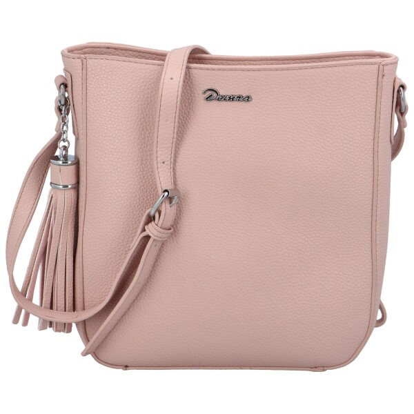 Dámská koženková crossbody Milada, růžová