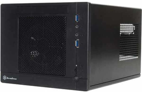 Silverstone SST-SG05BB-Lite Sugo černá / Mini-ITXDTX / 2xUSB 3.0 / 1x120 mm / bez zdroje (SST-SG05BB-Lite USB 3.0)