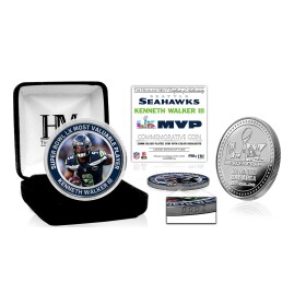 Mince Seattle Seahawks NFL Kenneth Walker III Super Bowl LX MVP Silver