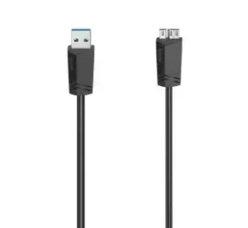 Hama Micro-USB kabel černá / Datový kabel / USB 3.0 / 5 Gbit/s / 1,5 m (00200627)