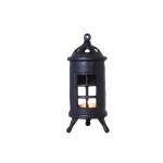 Strömshaga Kovový svícen na čajovou svíčku Stove Black, černá barva, kov
