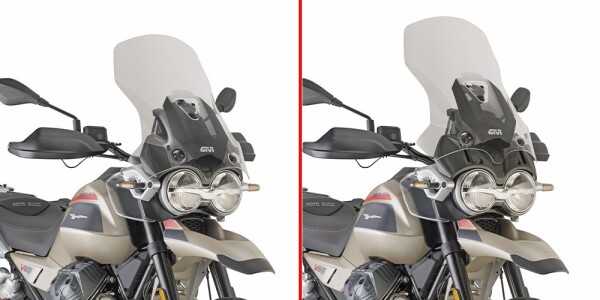 D8209St plexi čiré Moto Guzzi V85 850 TT (24-25), vxš580x450, o 90 mm vyšší