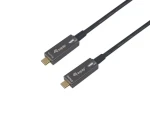 Equip AOC černá / Kabel USB-C / 10 Gbit/s / PD 60W / 15 m / 4K 60Hz (119463)