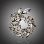 Exkluzivní brož Swarovski Elements Zoe, Zlatá
