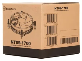 SilverStone SST-NT09-1700 / Chladič procesoru / Socket 1700 / 92mm ventilátor / výška 45 mm (SST-NT09-1700)