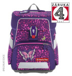 Školní aktovka SPACE SHINE Butterfly Night Ina 5 dílný set, AGR certifikát