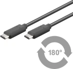 MicroConnect USB3.1 Type C (M) - Type C (M) 0.5m černá (USB3.1CC0.5)