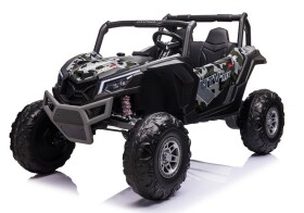 Mamido Dětské elektrické auto Buggy UTV-MX 4x4 LCD MP4 lakované maskáčové