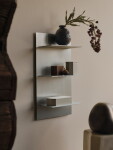 Ferm Living Svíčka Burren Block Small Bronze 7 cm, hnědá barva, vosk
