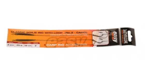 Mivardi Návazec Classic Boilie Rig EASY with loop Velikost 4 Camo (M-ACERRCLC04)