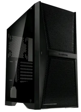 RAIJINTEK Silenos MS černá / ATX / 2x USB 3.0 + 1x USB-C / bez zdroje / průhledná bočnice (0R20B00204)