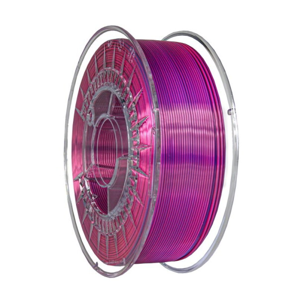 DUAL SILK filament Pink Pearl-Violet 1,75 mm Devil Design 1 kg