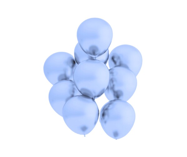 Balonek D5 chromový dekorační modrý Blue - Belbal Balonek D5 chromový dekorační modrý Blue - Belbal