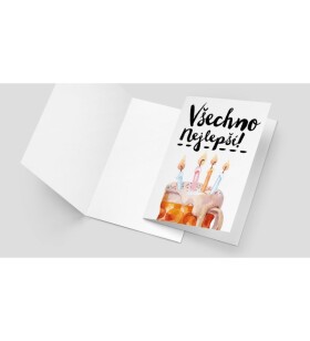 PartyWorld Přání - Všechno nejlepší dort - pivo