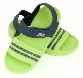 AQUA SPEED Bazénové pantofle Noli Green/Black