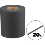 STREND PRO 2171960 Stínící páska na plot 190mm × 26m – PVC (1050 g/m2), antracit RAL 7016 EUROSTANDARD