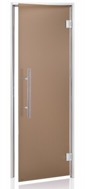 Dveře do parní sauny "A" Premium 7x20 Satin Bronze 685x1995 mm CALS720SABRL