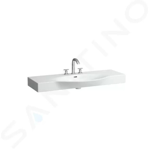 Laufen - Palace Nábytkové umyvadlo 1200x510 mm, s 1 otvorem pro baterii, bílá H8117040001041